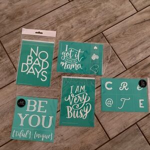 Chalk Couture Blue Design Stickers